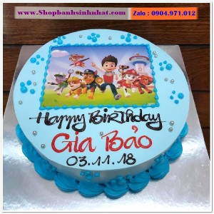 Bánh Sinh Nhật In Hình Ảnh - H314